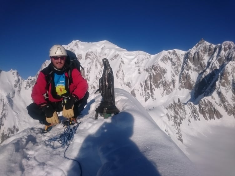 Jim Macgregor in Cairngorms, Scotland on a winter ski mountaineering course
