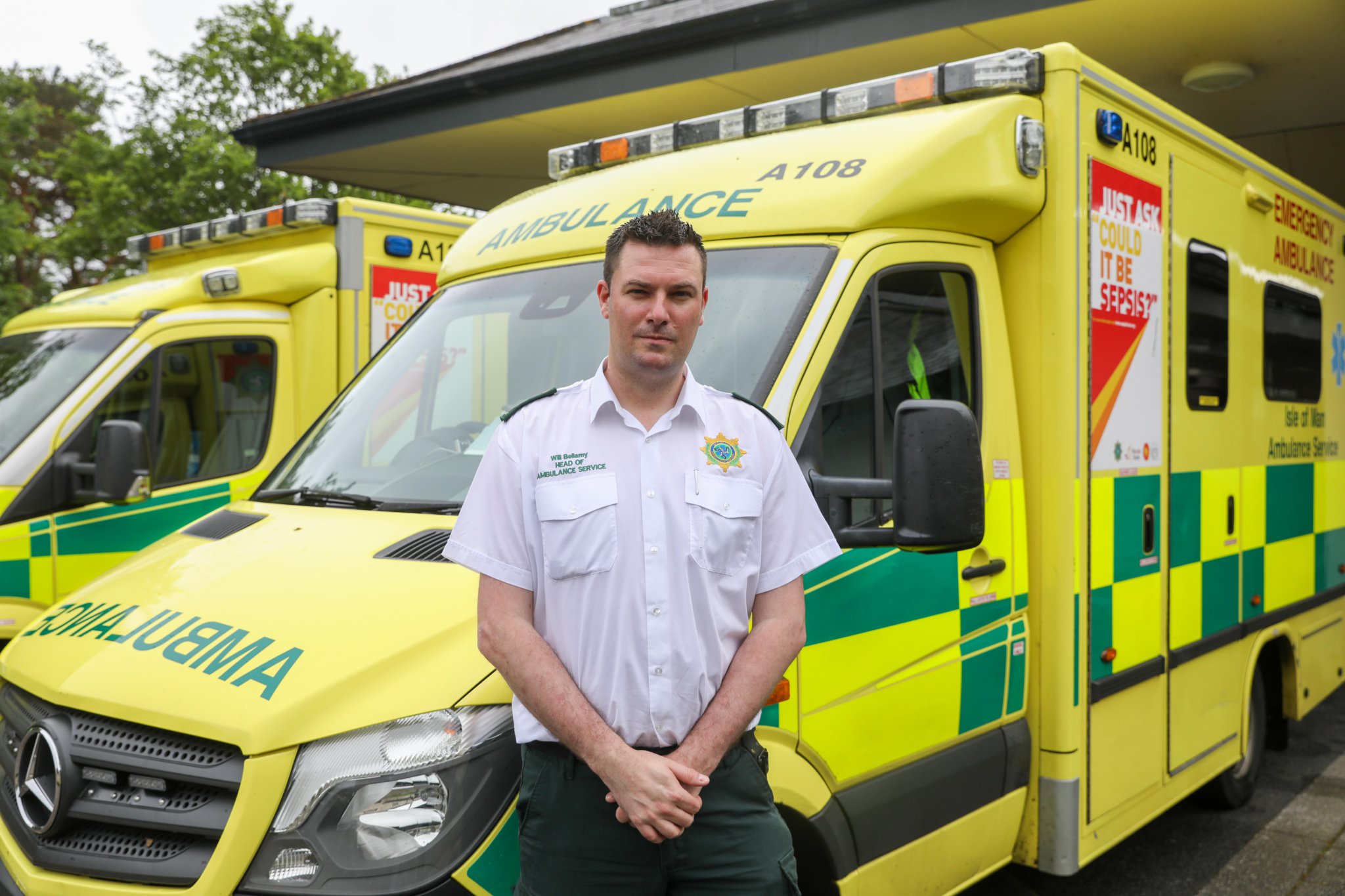 Will Bellamy, Head of Ambulance Service. Photograph by Callum Staley (CJS Photography)