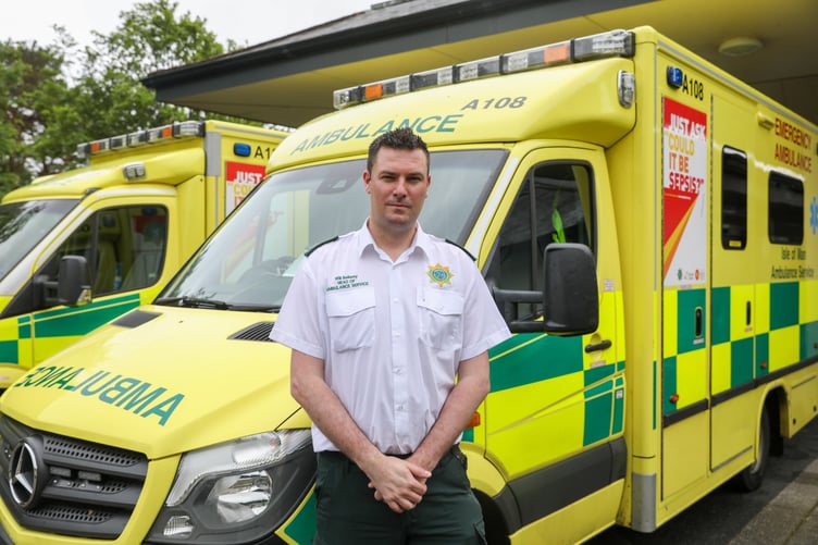 Will Bellamy, Head of Ambulance Service. Photograph by Callum Staley (CJS Photography)