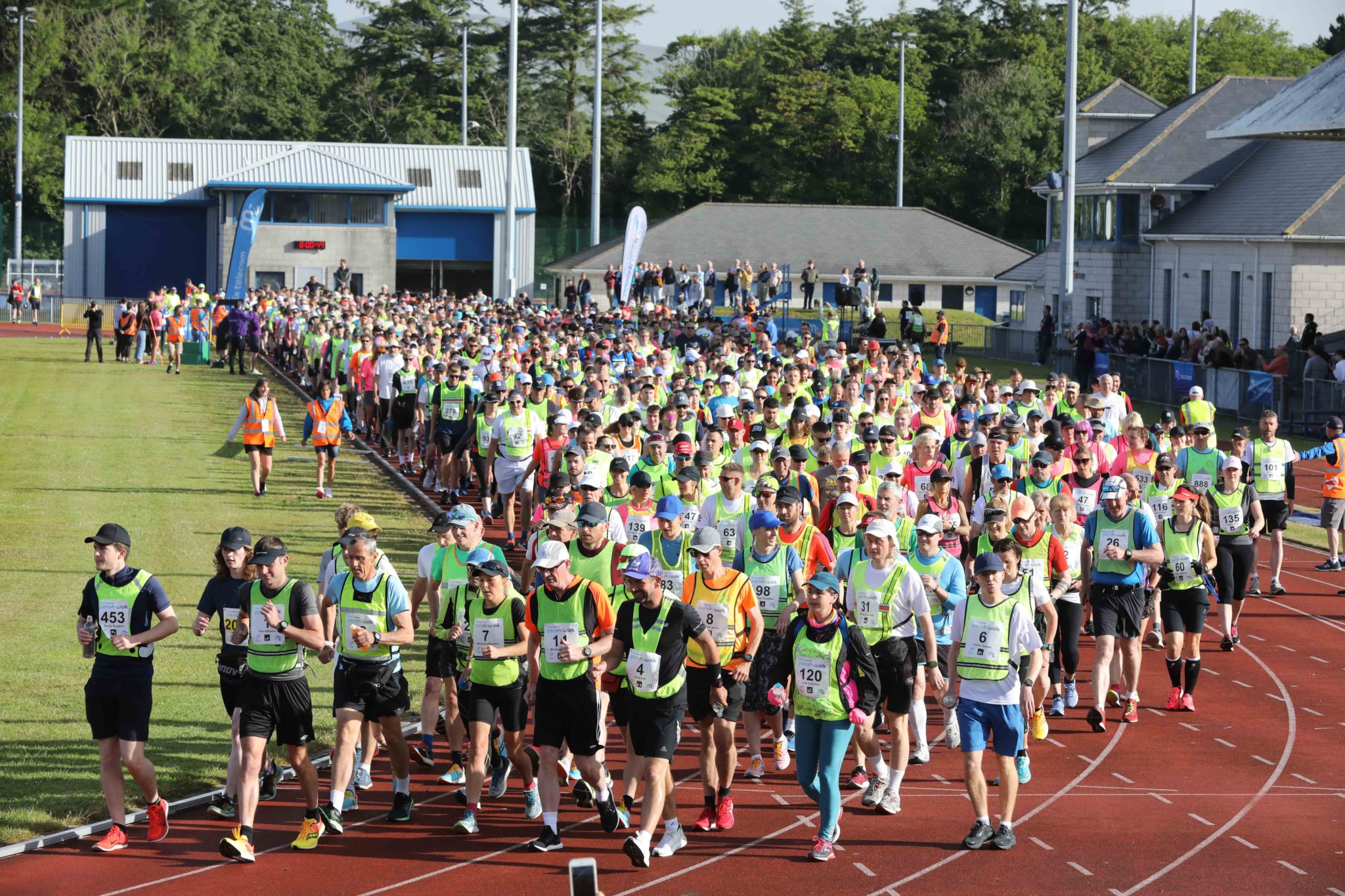 Start of the Manx Telecom Parish Walk 2022. Photo by Callum Staley (CJS Photography)