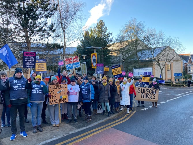 Nurse strike RCN