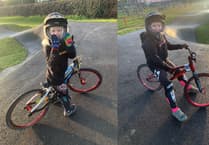 Four Marks School BMX star Betty Wills enjoys new Alton pump track