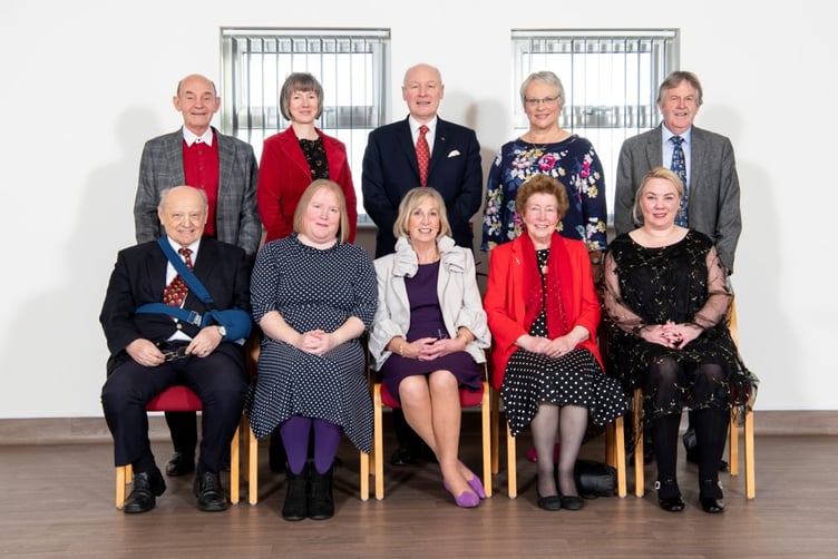 The Guild directors with the Lieutenant Governor, Sir John Lorimer