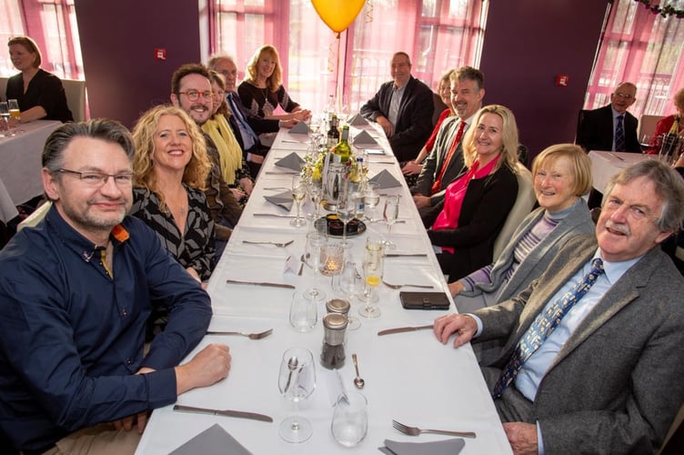 Guests celebrate the 100th anniversary of the Cleveland Medal at an event at The Talk of the Town, in Douglas