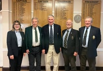 Crediton Rugby Club welcomed RFU President Nigel Gillingham OBE

