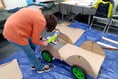Go Karters’ assembly line