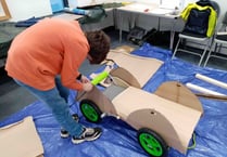 Go Karters’ assembly line