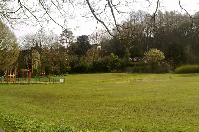 Town Meadow recreation ground in Tanners Lane, Haslemere, is set for a £50,000 playground makeover in 2023/24