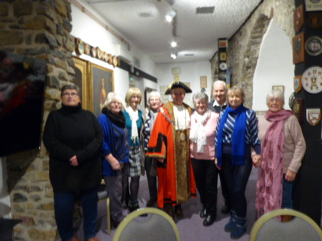 Tenby Friendship Club's visit to the Mayor's Parlour in Tenby