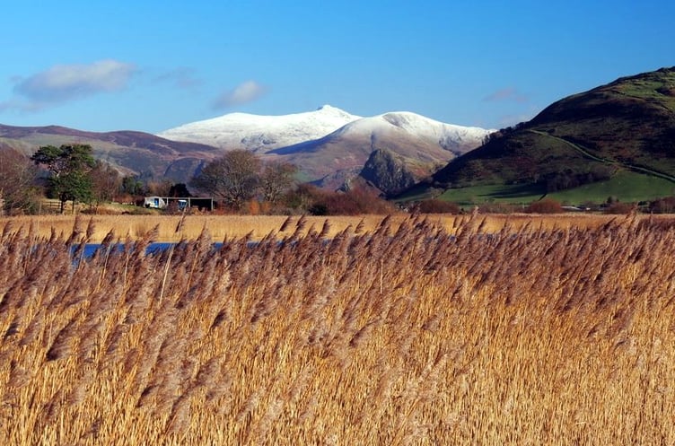 ‘Cadair Idris and Mynydd Pencoed, dressing up for winter again’, says Margaret Pugnet of her photo