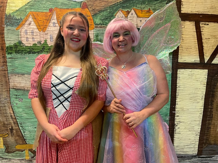 Cinderella and the Fairy Godmother.