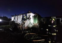 Fire crews battle flames as bungalow 'well alight'