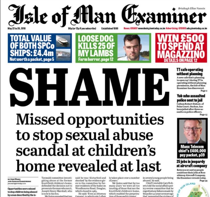 Isle of Man Examiner, May 22, 2018