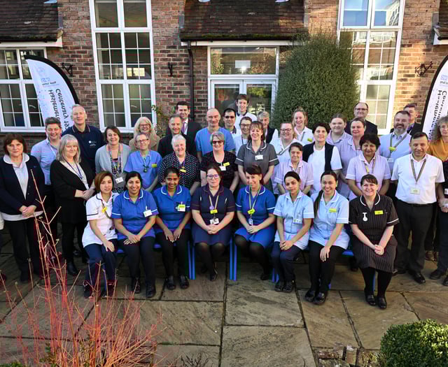 Historic staff photo recreated to mark centenary of Haslemere Hospital