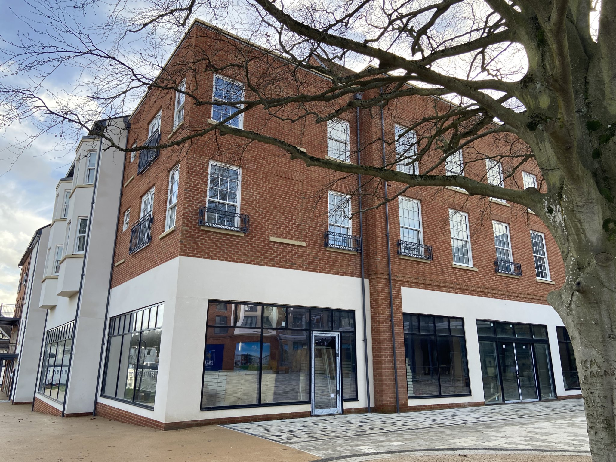 The now-former M&S Simply Food unit on the ground floor of building D20