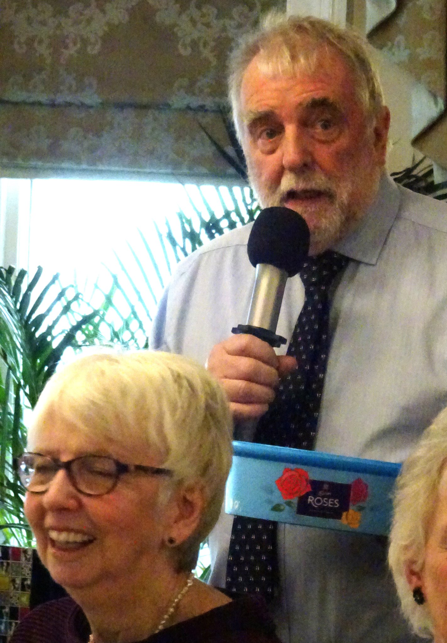 Chairman Terry Evans with wife Nicole.