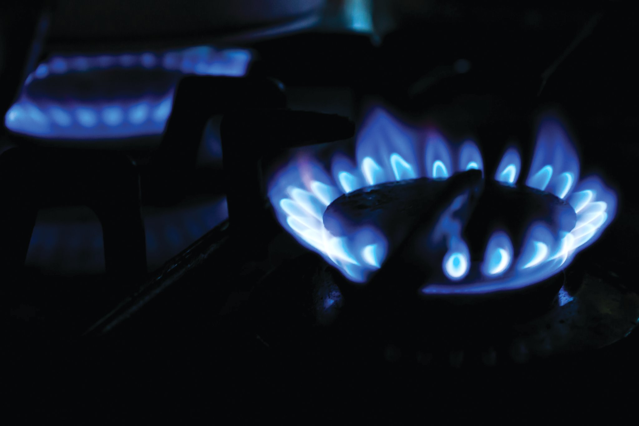Gas flame