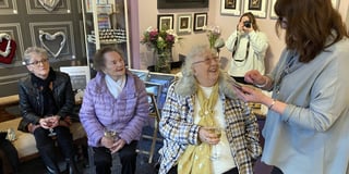 Meeting inspiring artists at Pembroke Dock gallery