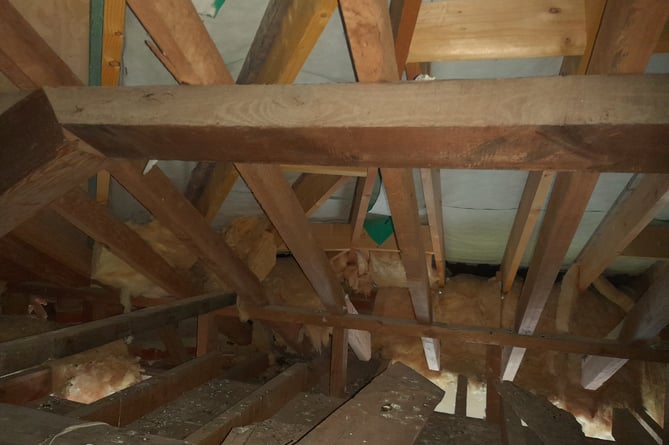 Brightwell House's original roof timbers have been “cut through and disposed of”, says Mr Westcott