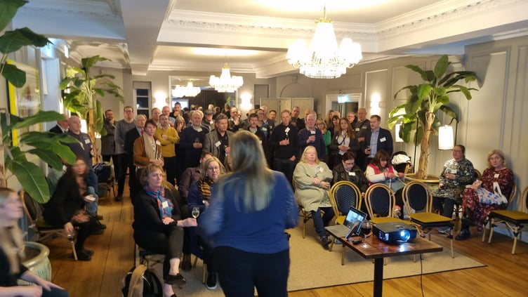 More than 70 businesses were represented when the new leadership team revealed their plans for the new-look chamber of commerce at The Bush Hotel