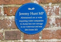 Letter: Jeremy Hunt is a hypocrite on river sewage – Haslemere Labour