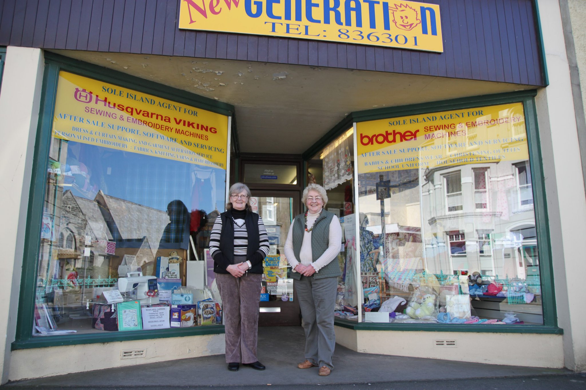 Ann Morton and Maureen Gandy at New Generation in 2012