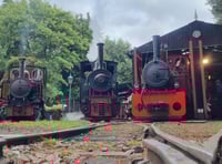Children on track to visit Santa at Rural Life Living Museum