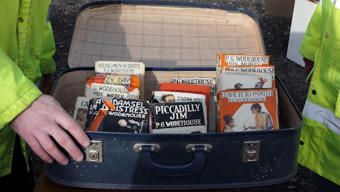 The collection of books that were saved