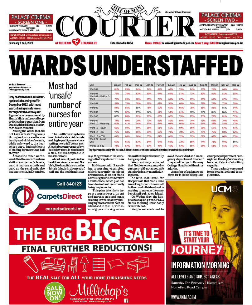Isle of Man Courier, February 3, 2023