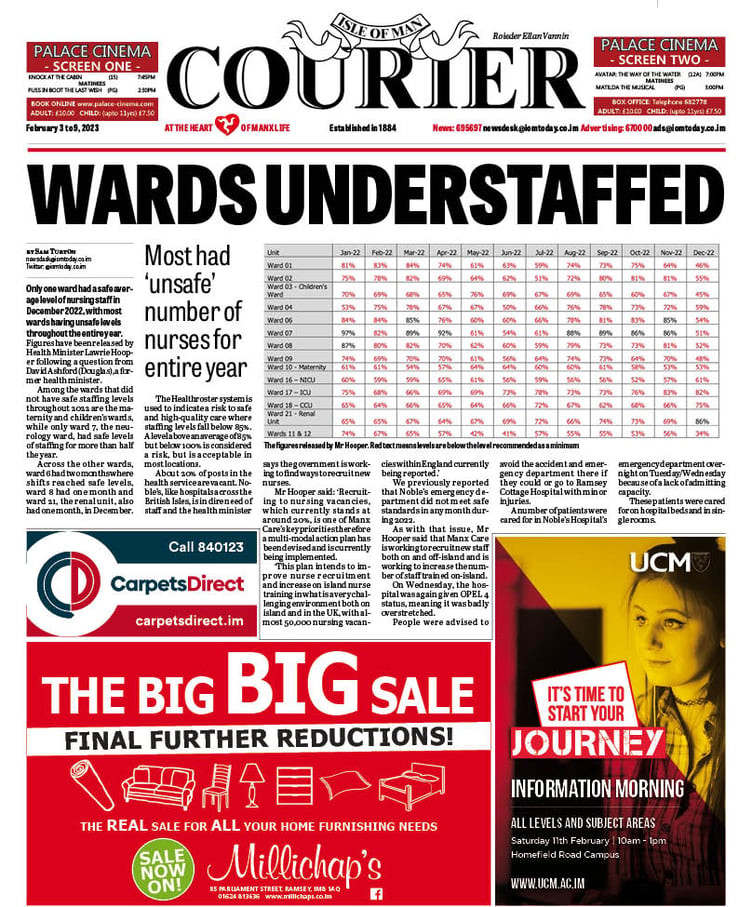 Isle of Man Courier, February 3, 2023