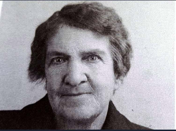 Mrs Edith Wilson, district head of the Solders' and Sailors Help Society.