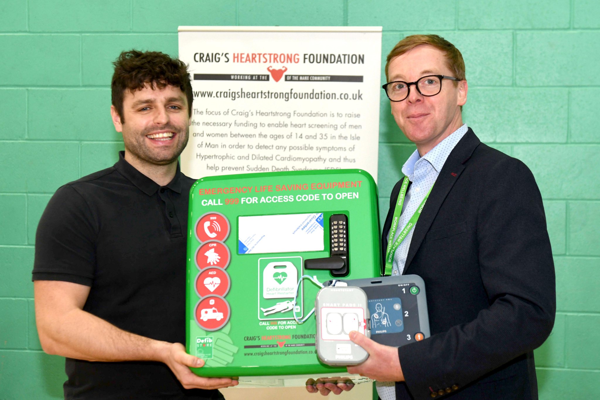 The ‘FabYouary’ exhibition at the NSC - Craig’s Heartstrong Foundation, pictured is Josh Ridings and Paul Healey
