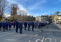Air Cadets parade the town streets