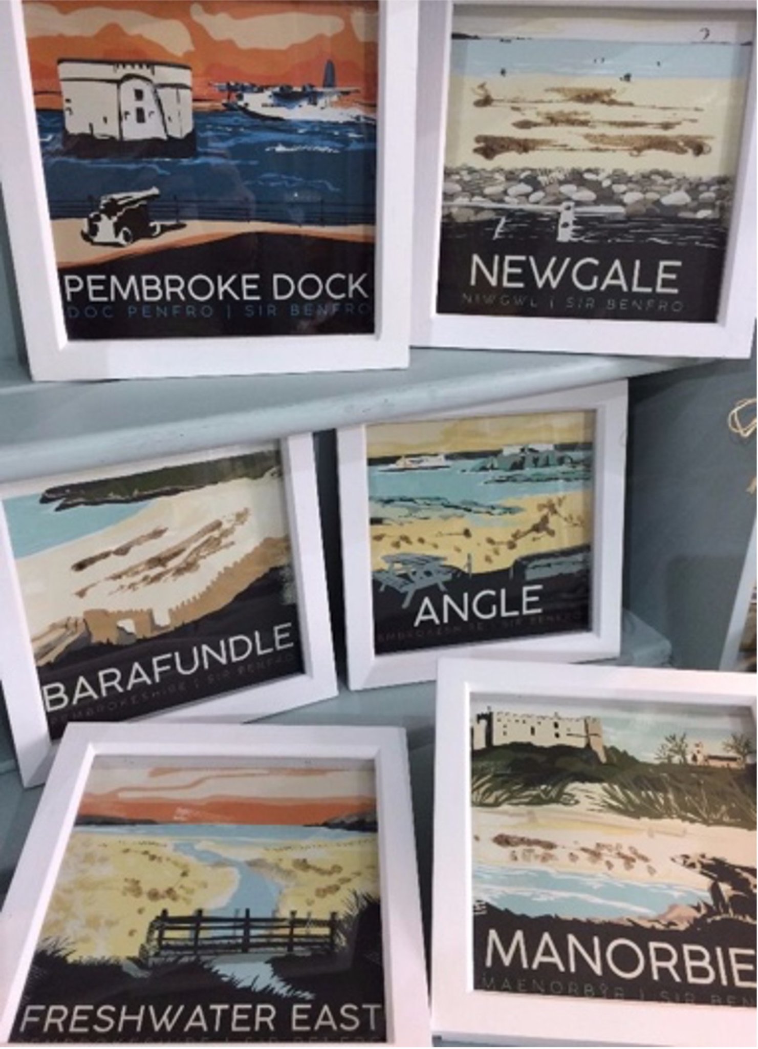 A sample of Amanda Griffith’s vintage posters