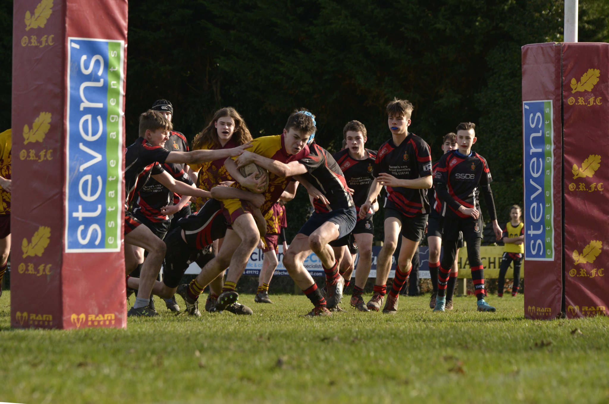 IN PICTURES: Action from the round robin-style matches between Okehampton Under-15s, Tavistock Under-15s and Bideford Under-15s. Pictures contributed.
