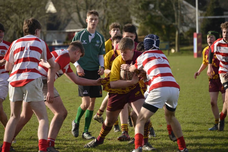 IN PICTURES: Action from the round robin-style matches between Okehampton Under-15s, Tavistock Under-15s and Bideford Under-15s. Pictures contributed.