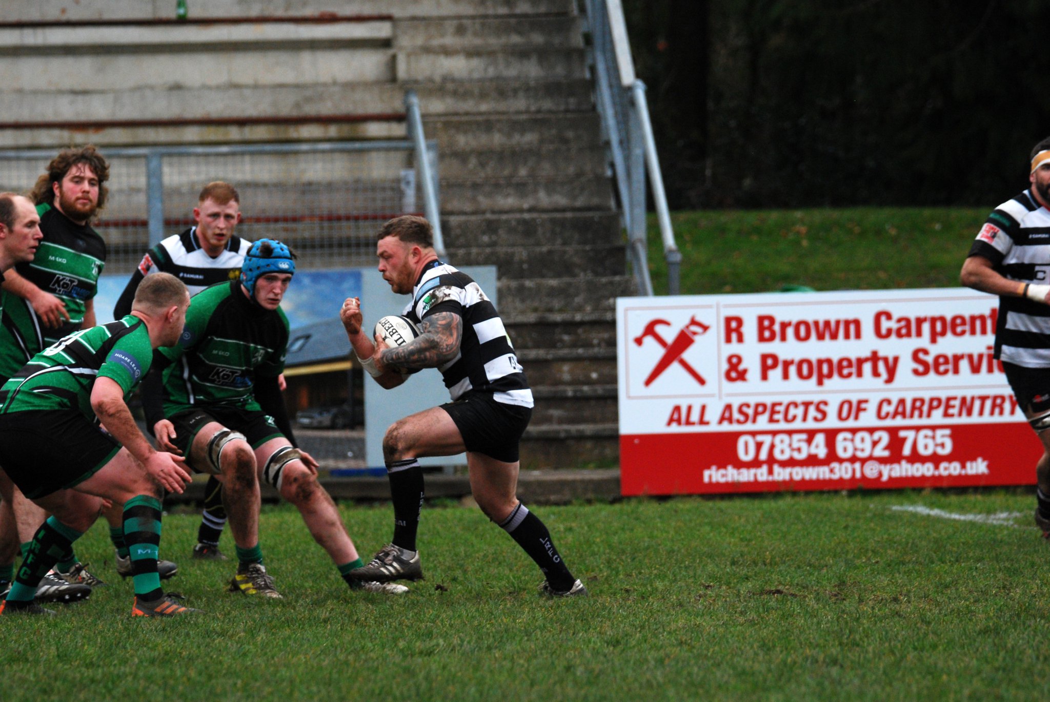 Harry Brown on the charge. Pictures: Roger Pike.