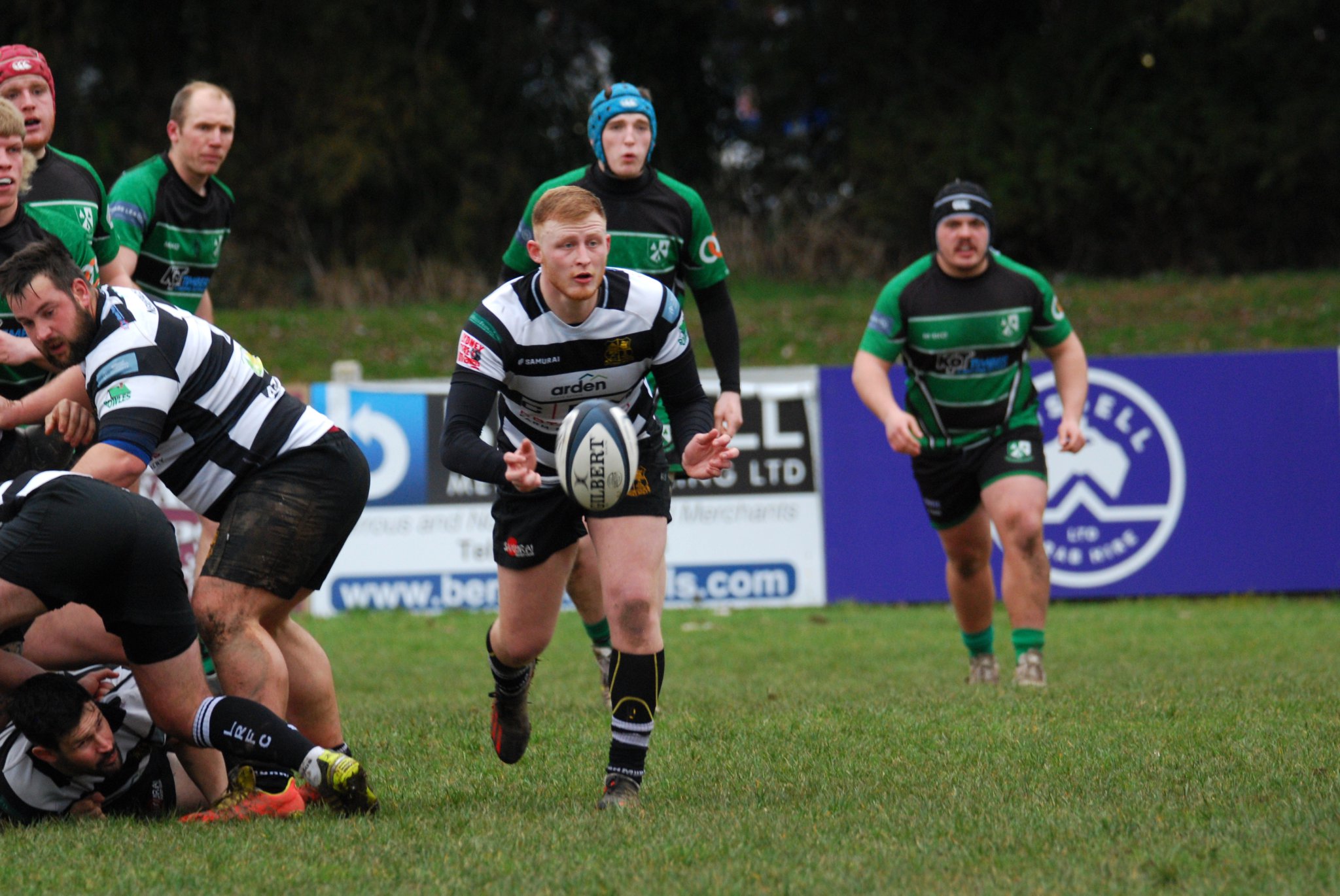 Harry Brown on the charge. Pictures: Roger Pike.