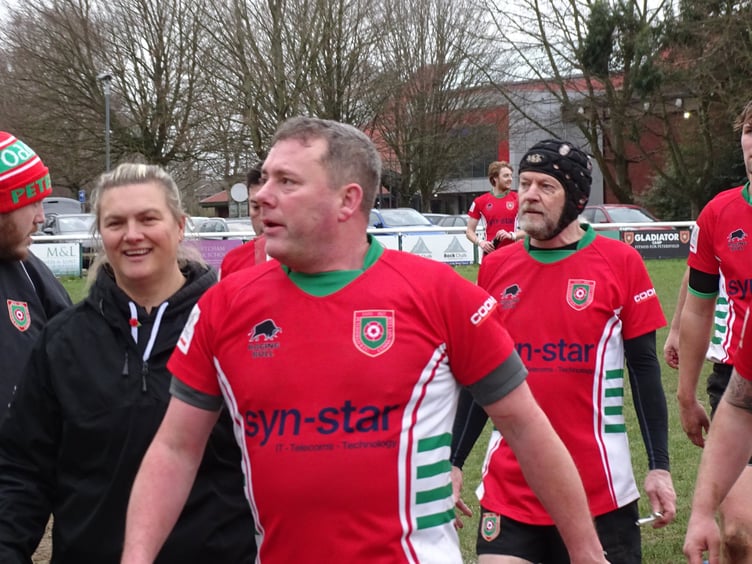 Head coach Vicky Alexander, John Holroyd and Gerry Devlin