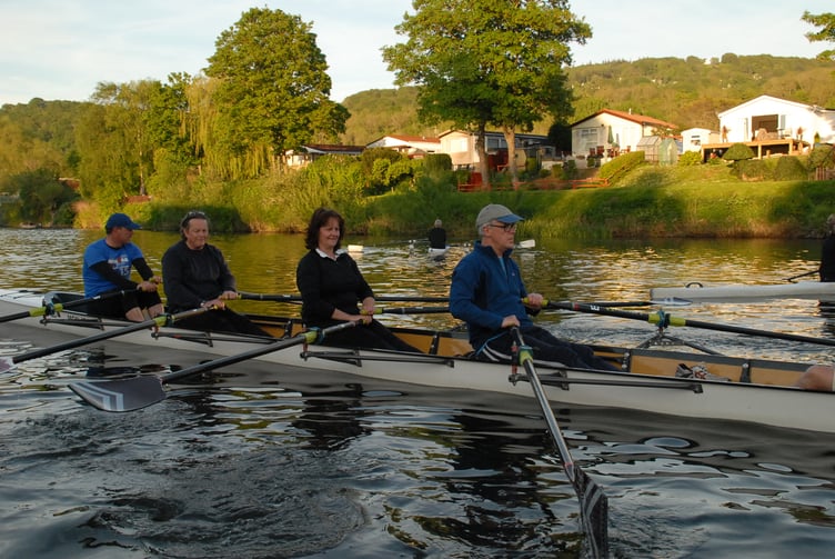 Rowing on Wye