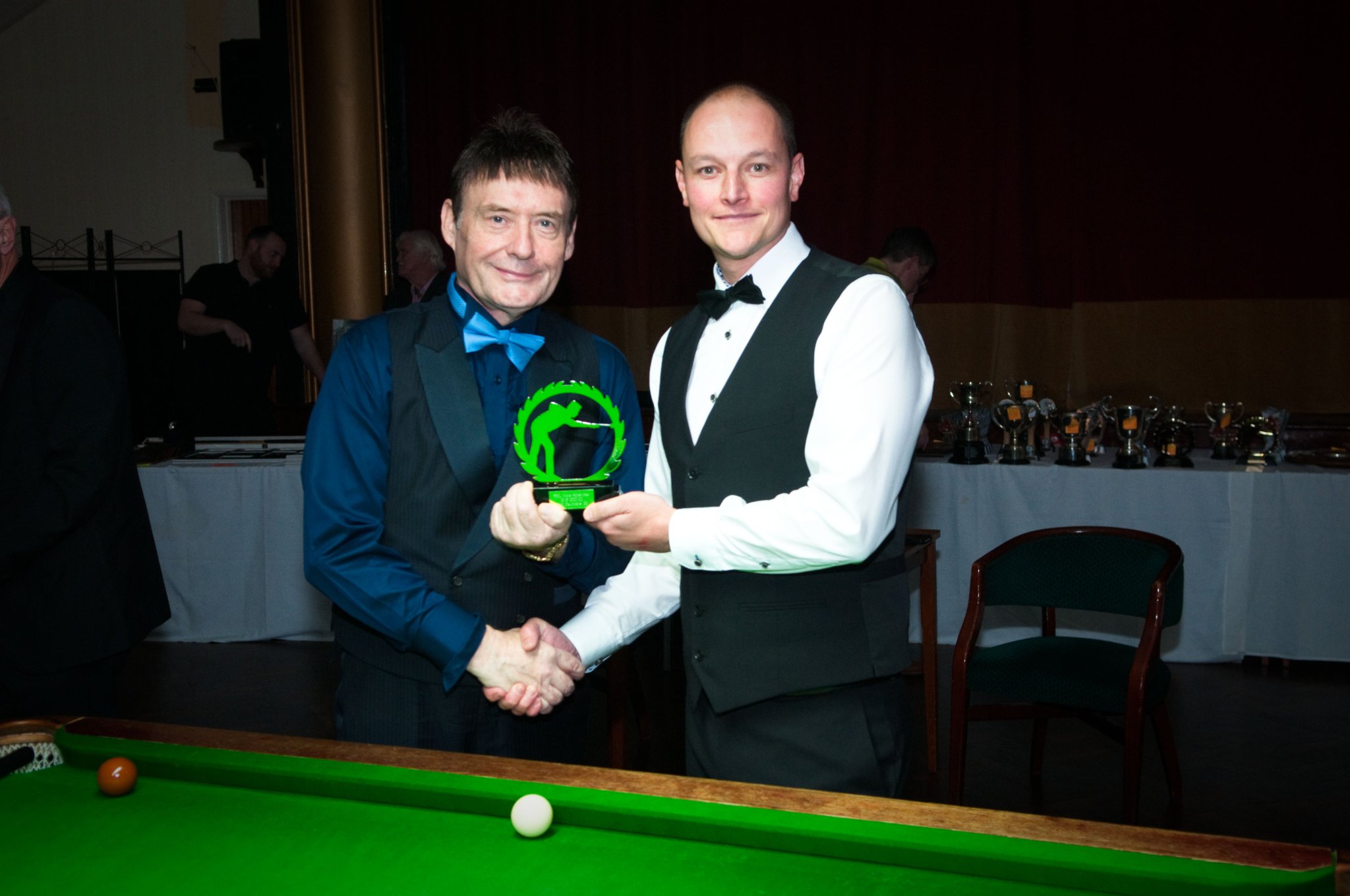 Carl Saunders with Jimmy White