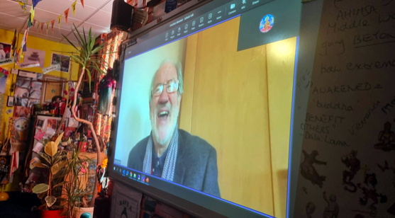 Jonathan Marshall MBE paid a visit to the RE Department to discuss his life as a Buddhist