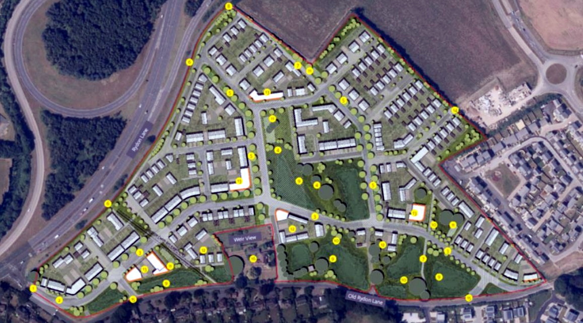 Old Rydon Lane plan (Image: Planning documents)