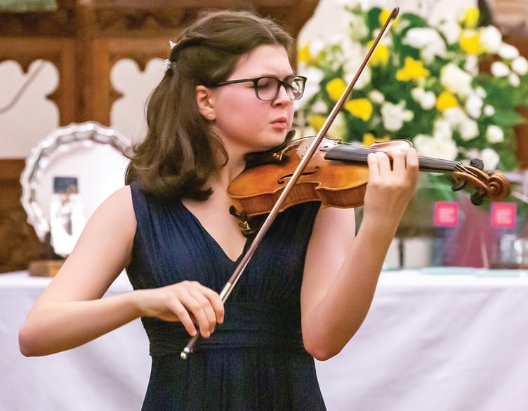 Miriam Grant during her performance.
