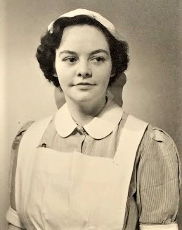Eileen shortly after completing her nursing training.