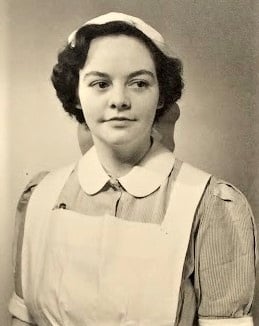 Eileen shortly after completing her nursing training.
