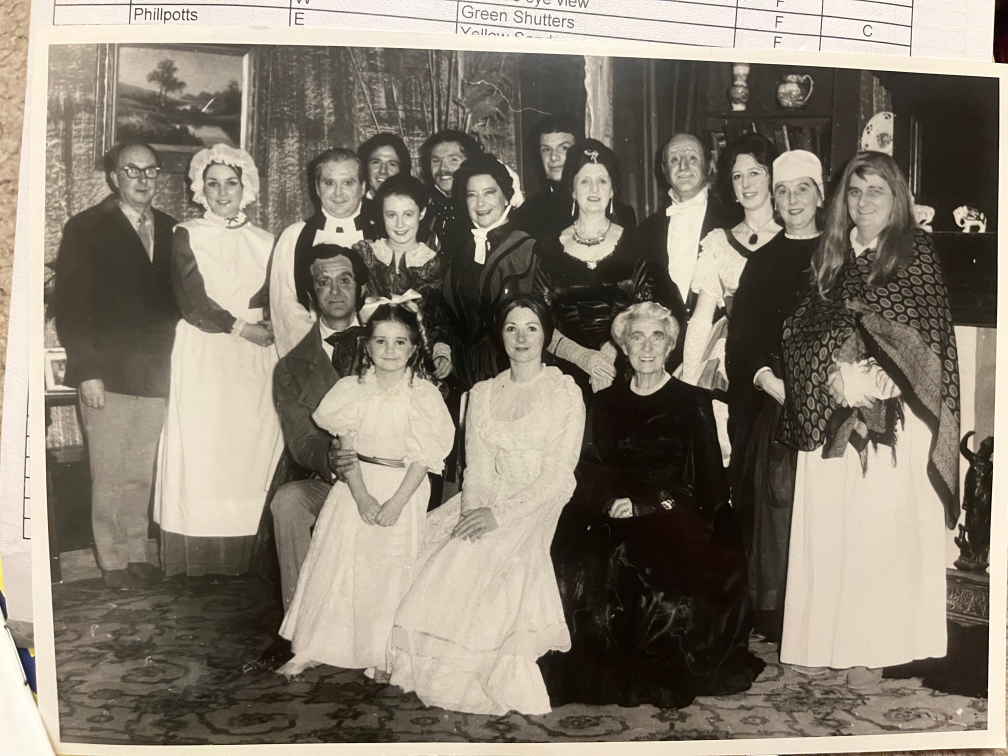 The Legion Players' production of Jane Eyre, from about 1970