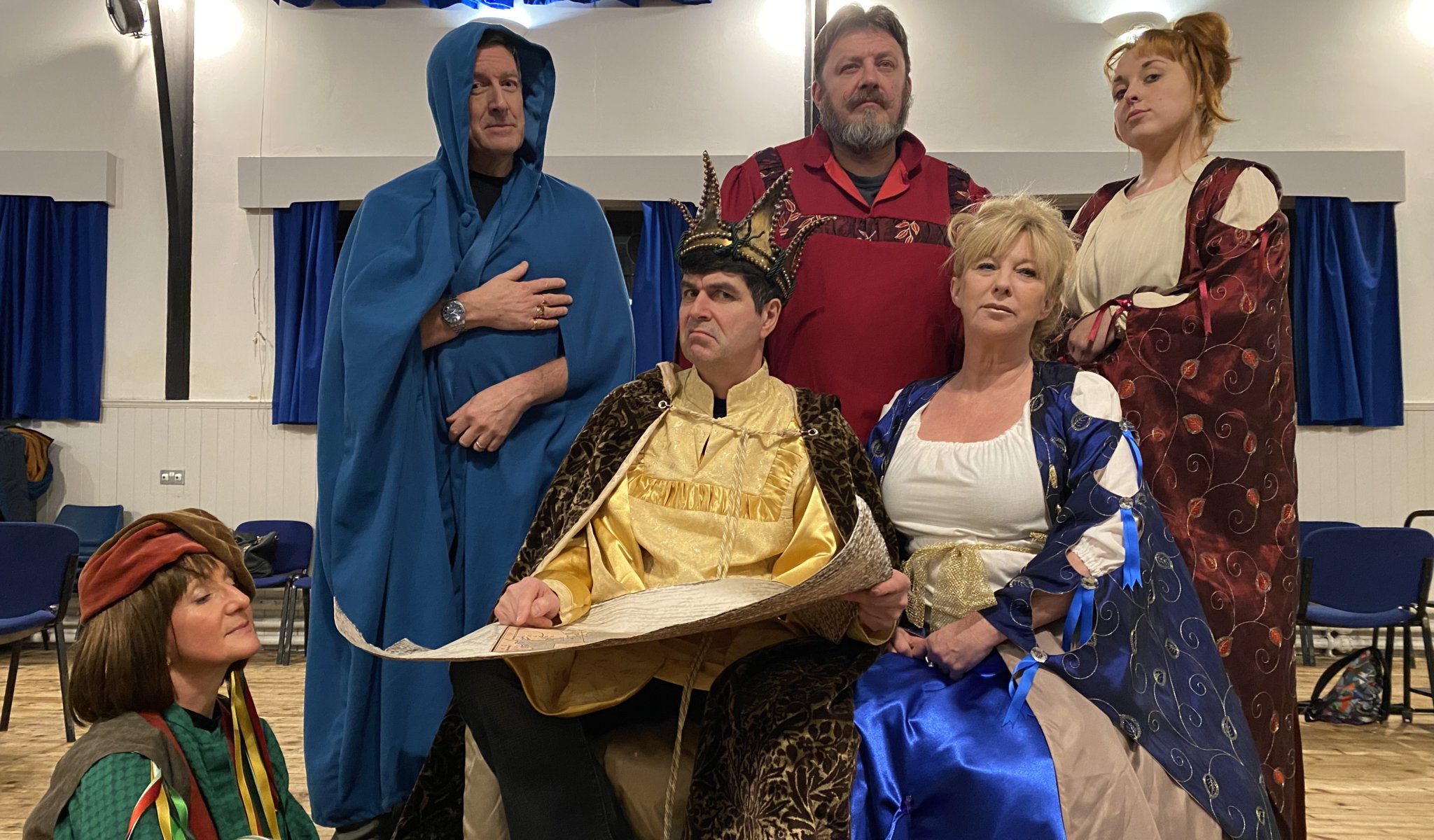 The Legion Players will present A Bunch of Amateurs at Peel Centenary Centre. Pictured from left, Stephanie Gray as Dorothy Nettle , Howard Caine as Dennis Dobbins, Simon Fletcher as Jefferson Steel , Chris Caine as Nigel Dewbury, Gill Buchanan as Mary Plunkett and Katryn Cawte as Lauren Bell. Not pictured Alex Batey (Jessica Steel)