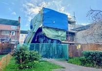 Cottage in Stanbury Court has been demolished after one wall fell down