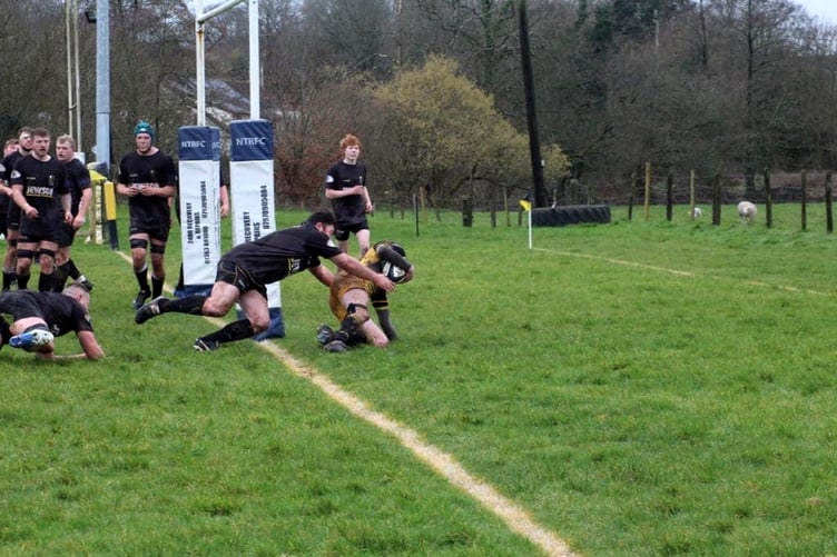 During the North Tawton RFC v South Molton match.